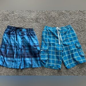 Sonoma O’Rageous blue teal swim trunks shorts Large L